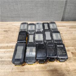 Houston Location AS-IS DeWalt Batteries QTY/15