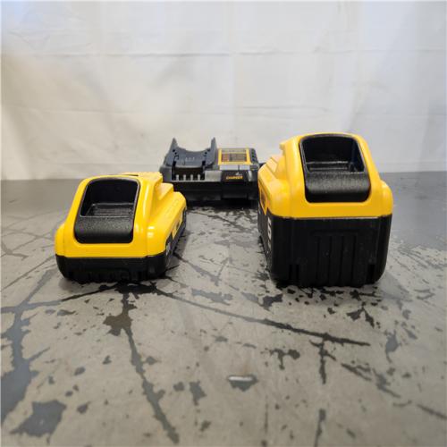 AS-IS- DEWALT 20V MAX Lithium-Ion 6.0Ah and 4.0Ah Battery and Charger Starter Kit