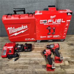 HOUSTON LOCATION - AS-IS M18 FUEL 18V Lithium-Ion Brushless Cordless Hammer Drill and Impact Driver Combo Kit (2-Tool) with 2 Batteries