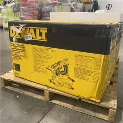 Dallas Location - As-Is DEWALT 15 Amp Corded 12 in. Double Bevel Sliding Compound Miter Saw
