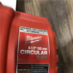 AS-IS Milwaukee 18V Lithium-Ion Cordless 6-1/2 in. Circular Saw (Tool-Only)
