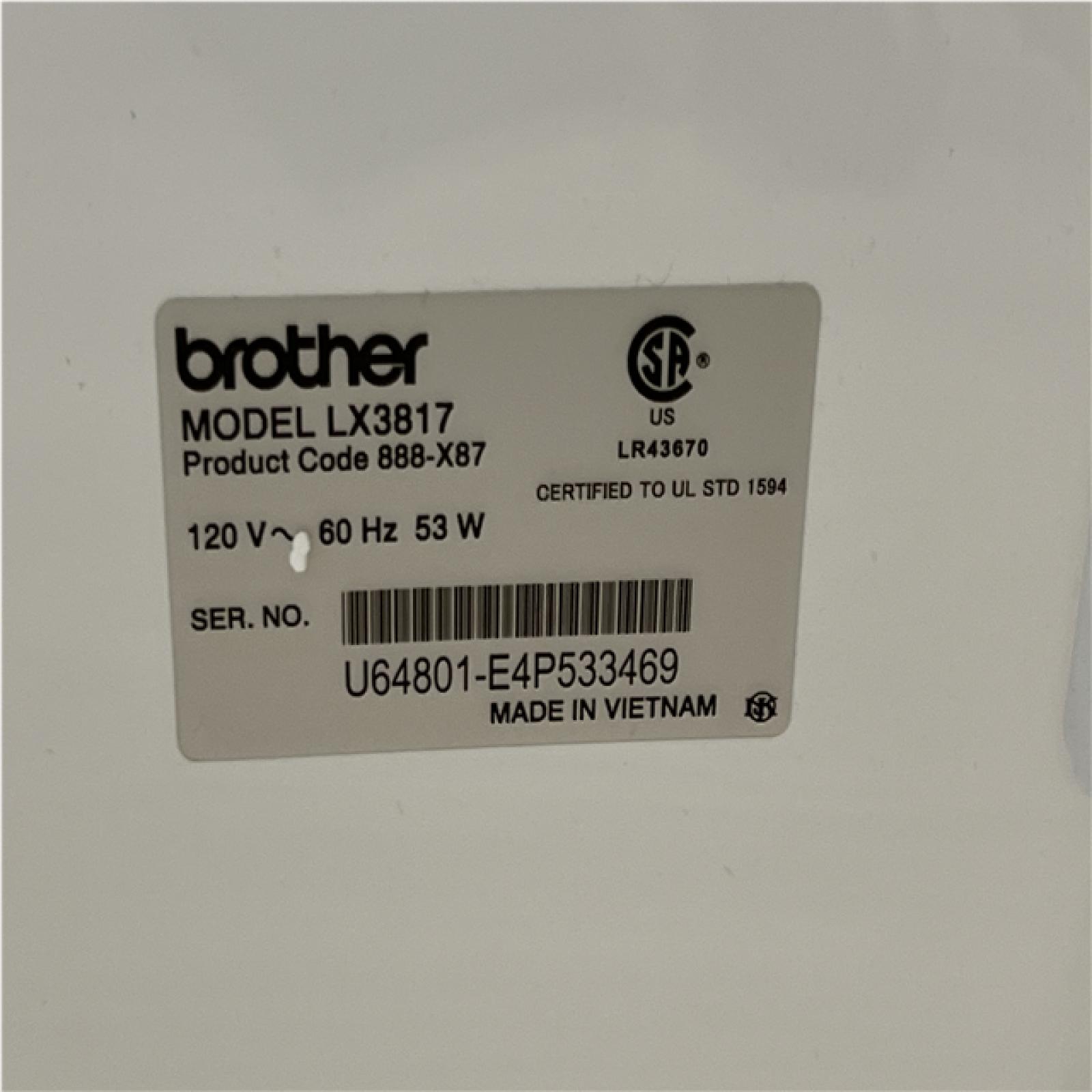 AS-IS Brother LX3817 Sewing Machine with 17 Built-in Stitches