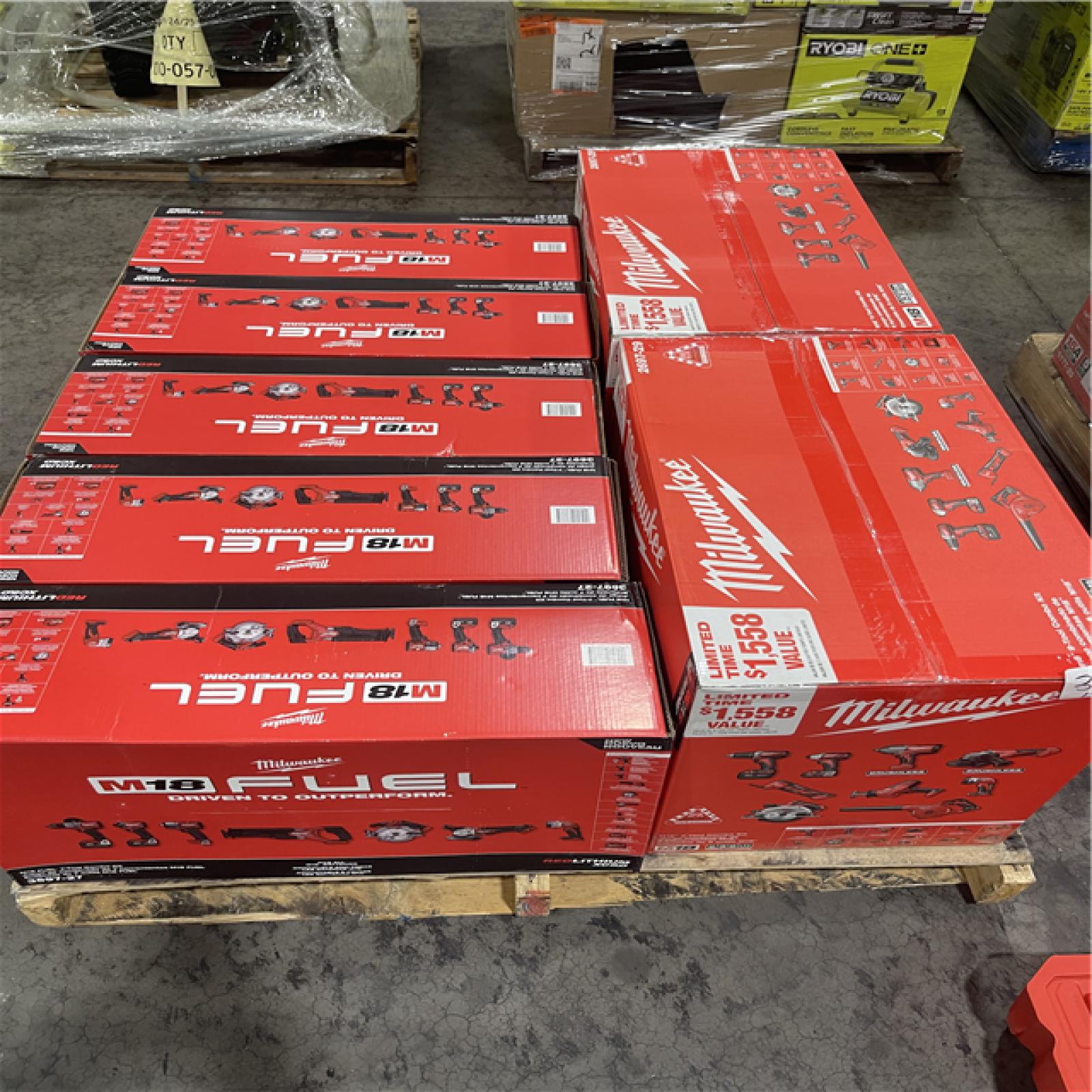 Pittston Location As-Is Power Tools Partial Truckload (14 Pallets) 3305-A