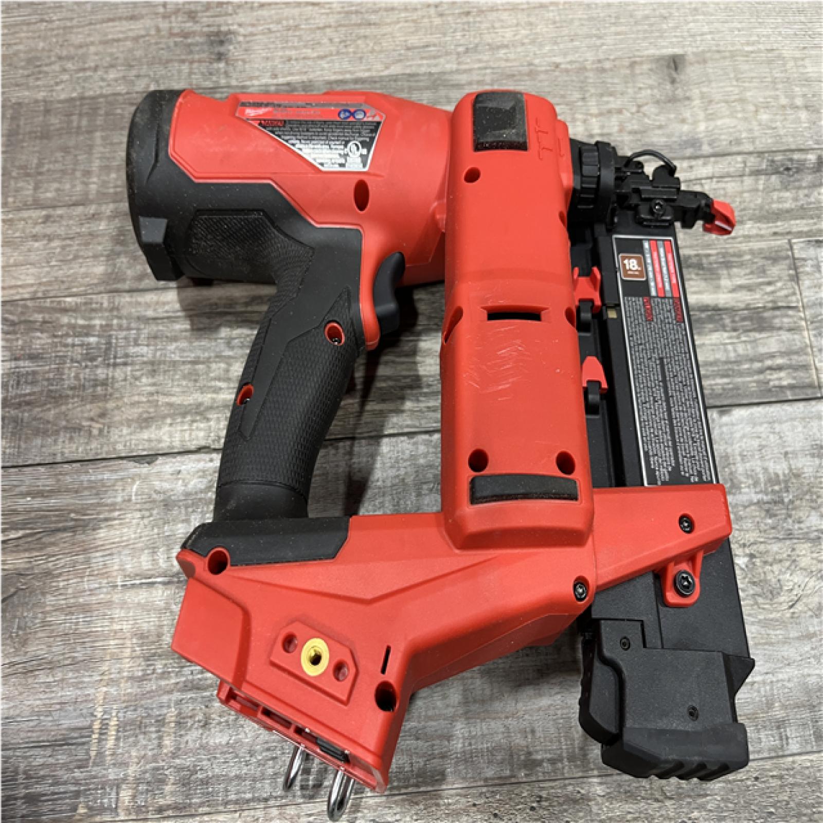 AS-IS Milwaukee FUEL 18-Volt Lithium-Ion Brushless Cordless Gen II 18-Gauge Brad Nailer (Tool-Only)