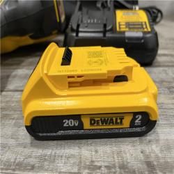 AS-IS DEWALT 20V MAX XR Lithium-Ion Cordless 18-Gauge Narrow Crown Stapler Kit