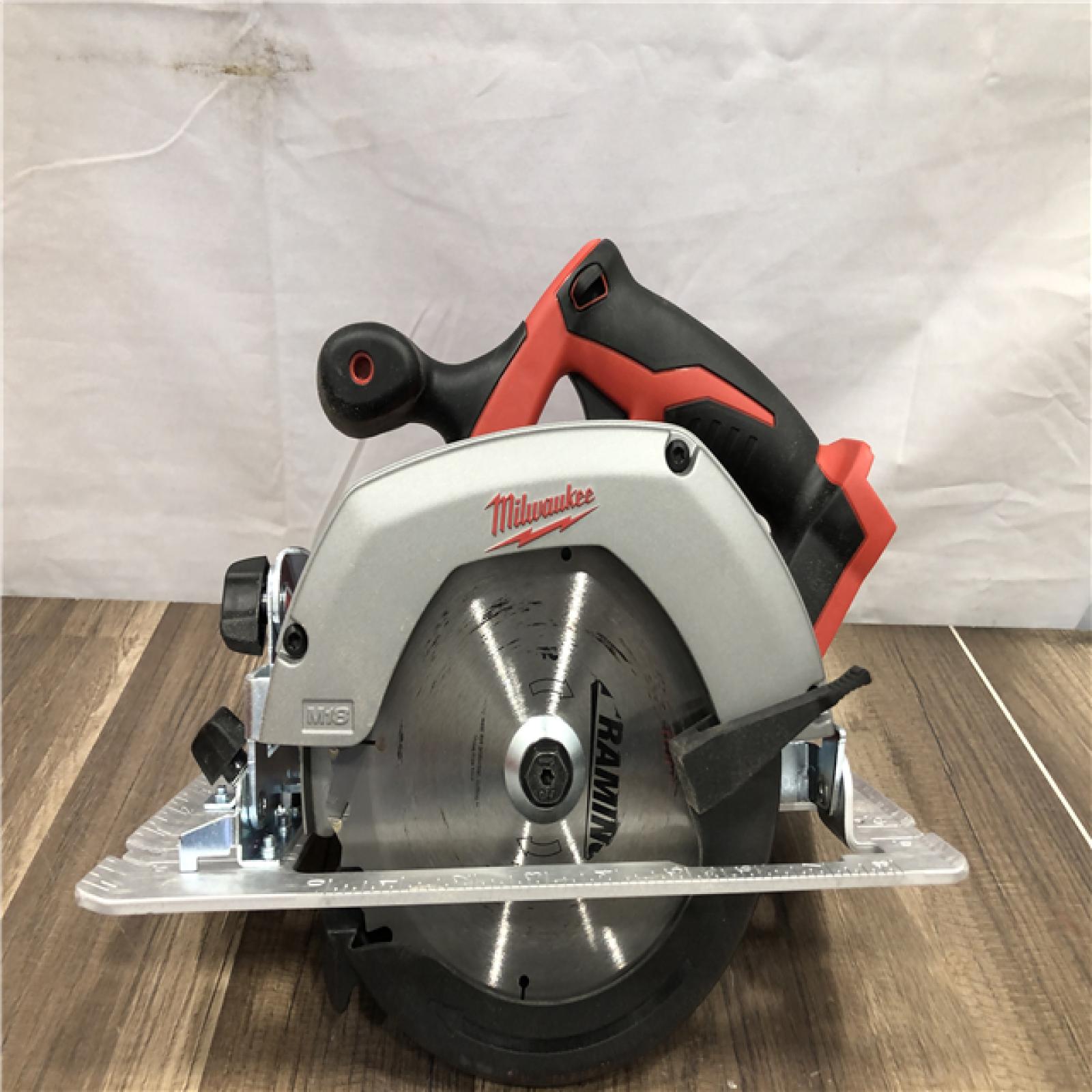 AS-IS Milwaukee 18V Lithium-Ion Cordless 6-1/2 in. Circular Saw (Tool-Only)