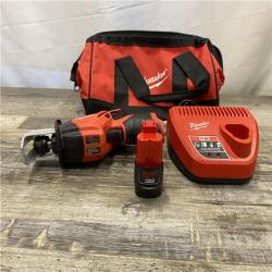 AS-IS Milwaukee 12V Lithium-Ion HACKZALL Cordless Reciprocating Saw Kit