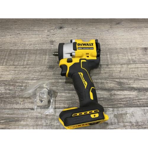 AS-IS DEWALT ATOMIC 20V MAX Cordless Brushless 3/8 in.Variable Speed Impact Wrench (Tool Only)