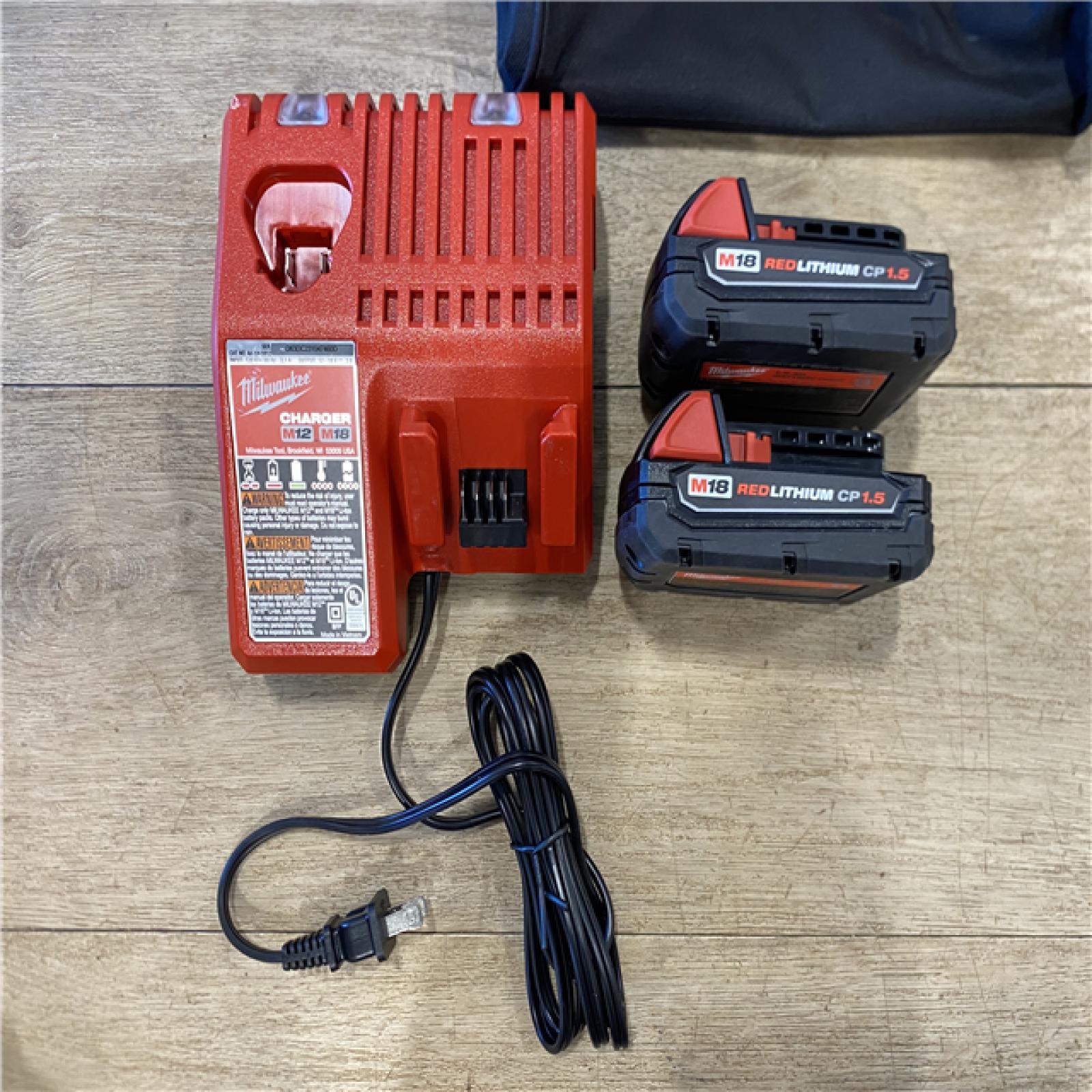 AS-IS Milwaukee 18V Lithium-Ion Cordless Drill Driver/Impact Driver Combo Kit