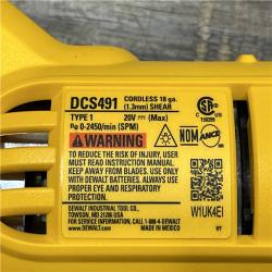 AS-IS DEWALT 20V MAX Cordless 18-Gauge Swivel Head Shears (Tool Only)