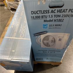 California AS-IS Hessaire Ductless Heat Pump & Air Conditioner