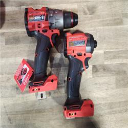 HOUSTON LOCATION - AS-IS (APPEARS LIKE NEW) MILWAUKEE FUEL 18V Lithium-Ion Brushless Cordless Hammer Drill and Impact Driver Combo Kit (2-Tool) with 2 Batteries