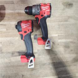 HOUSTON LOCATION - AS-IS MILWAUKEE FUEL 18V Lithium-Ion Brushless Cordless Hammer Drill and Impact Driver Combo Kit