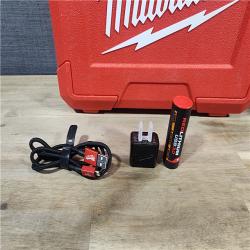 HOUSTON LOCATION - AS-IS Milwaukee 3521-21 4V Lithium-Ion Cordless USB Rechargeable Green Beam Cross Line Laser