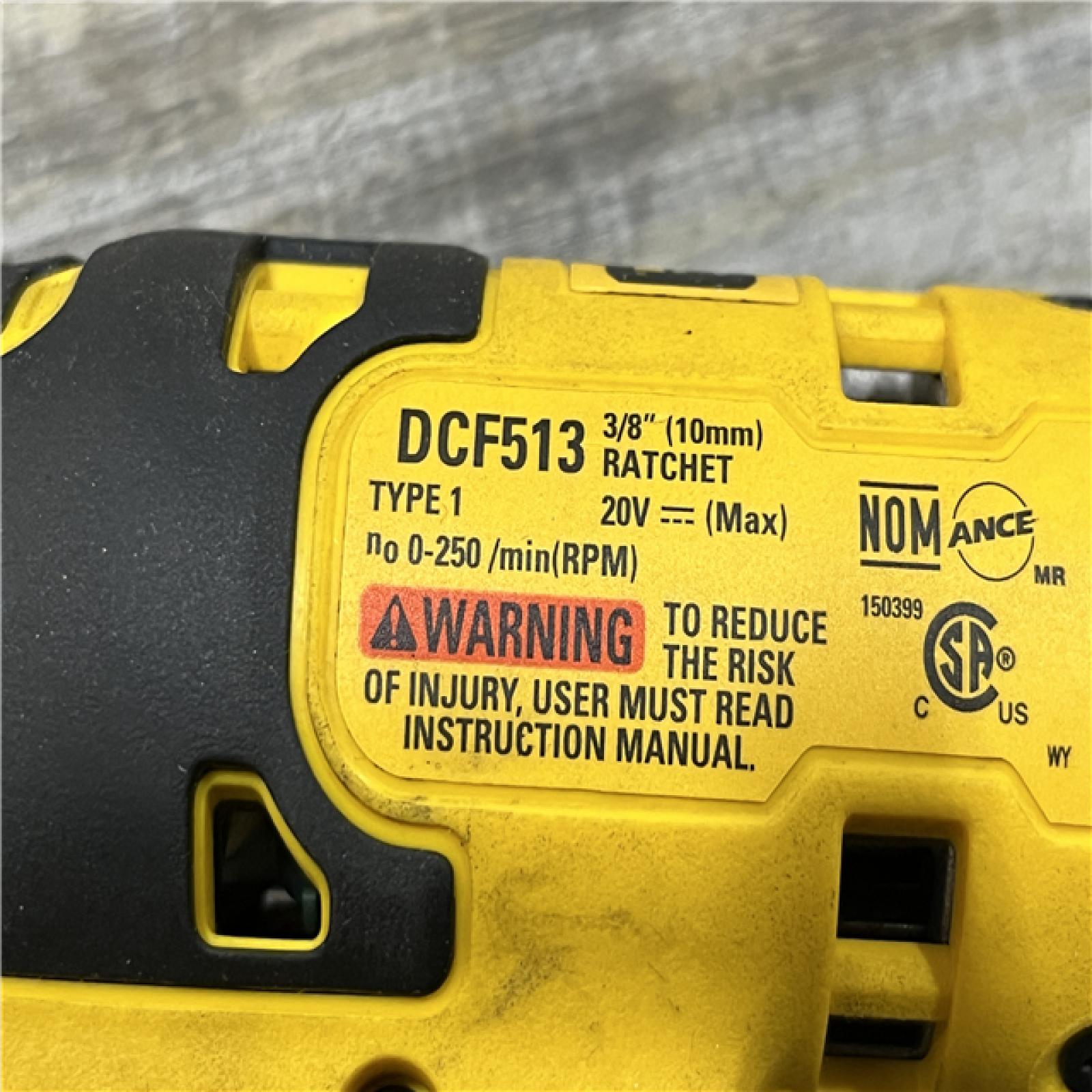 AS-IS DEWALT ATOMIC 20V MAX Cordless 3/8 in. Ratchet (Tool Only)