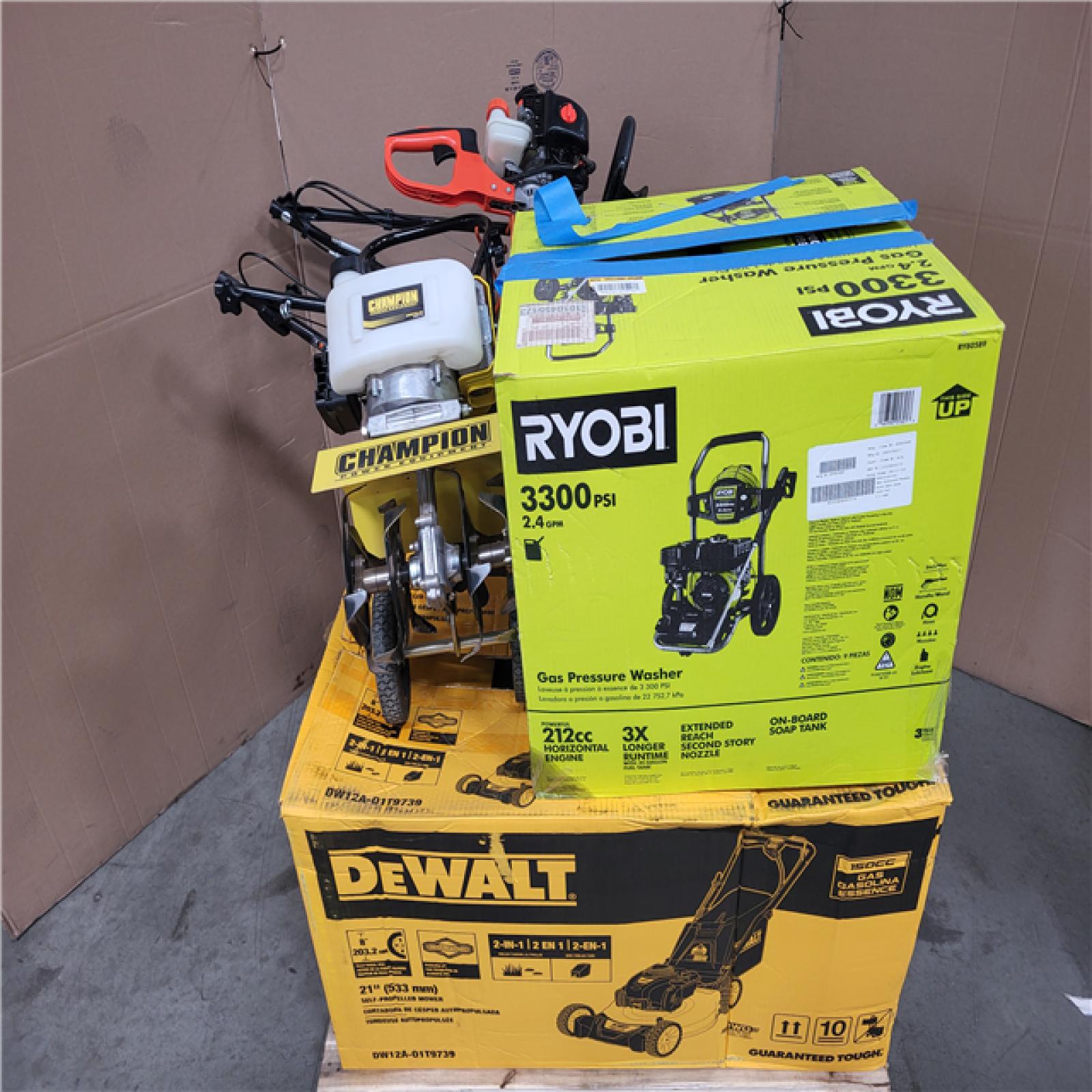 CALIFORNIA AS-IS OUT-DOOR POWER EQUIPMENT