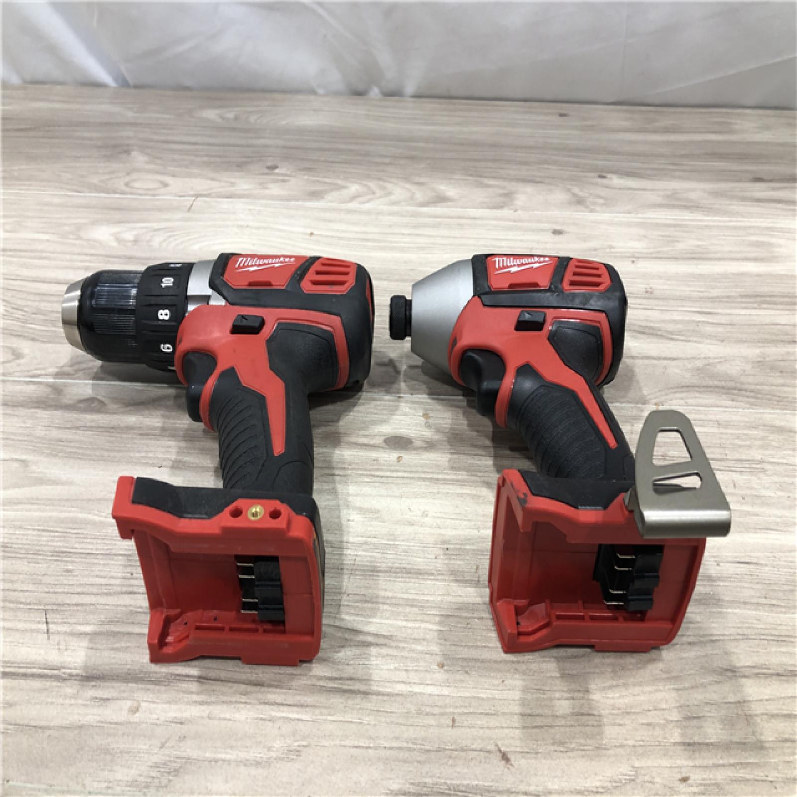 AS-IS Milwaukee 18V Cordless 2-Tool Drill/Driver and Impact Driver Kit