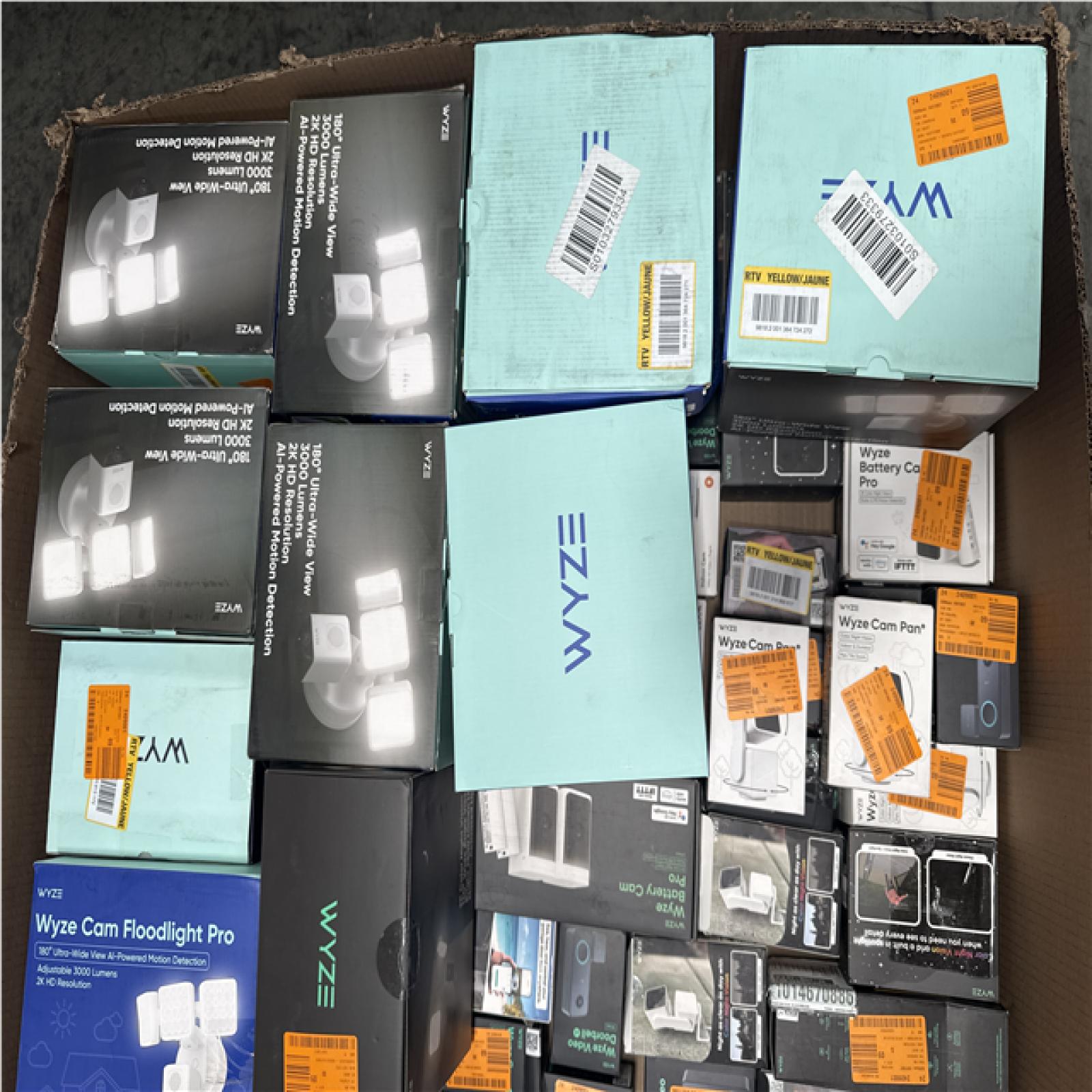 CALIFORNIA AS IS WYZE PRODUCTS (CAMERAS DOORBELLS ETC.)