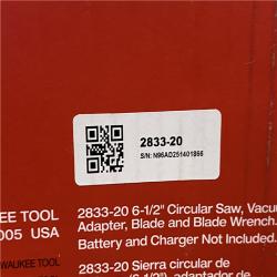NEW - Milwaukee FUEL 18V Lithium-Ion Brushless Cordless 6-1/2 in. Circular Saw (Tool-Only)