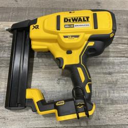 AS-IS DEWALT 20V MAX XR Lithium-Ion Cordless 18-Gauge Narrow Crown Stapler Kit