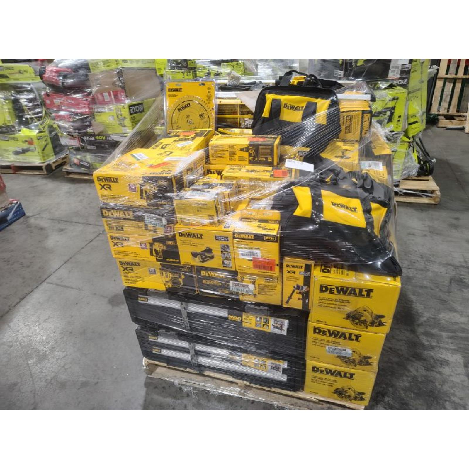 Pittston Location As-Is Power Tools Partial Truckload (10 Pallets) 8211-B
