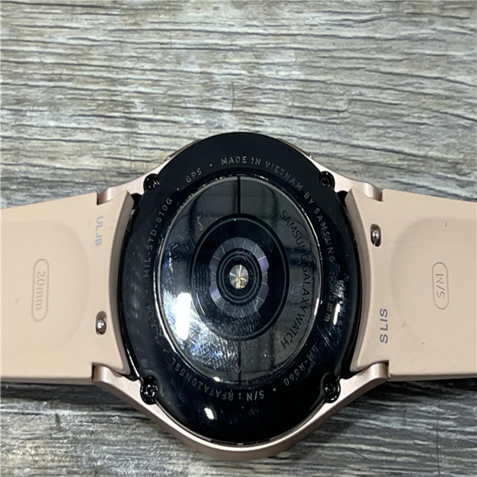 AS-IS Samsung Galaxy Watch4 40mm GPS Smart Watch, Pink Gold
