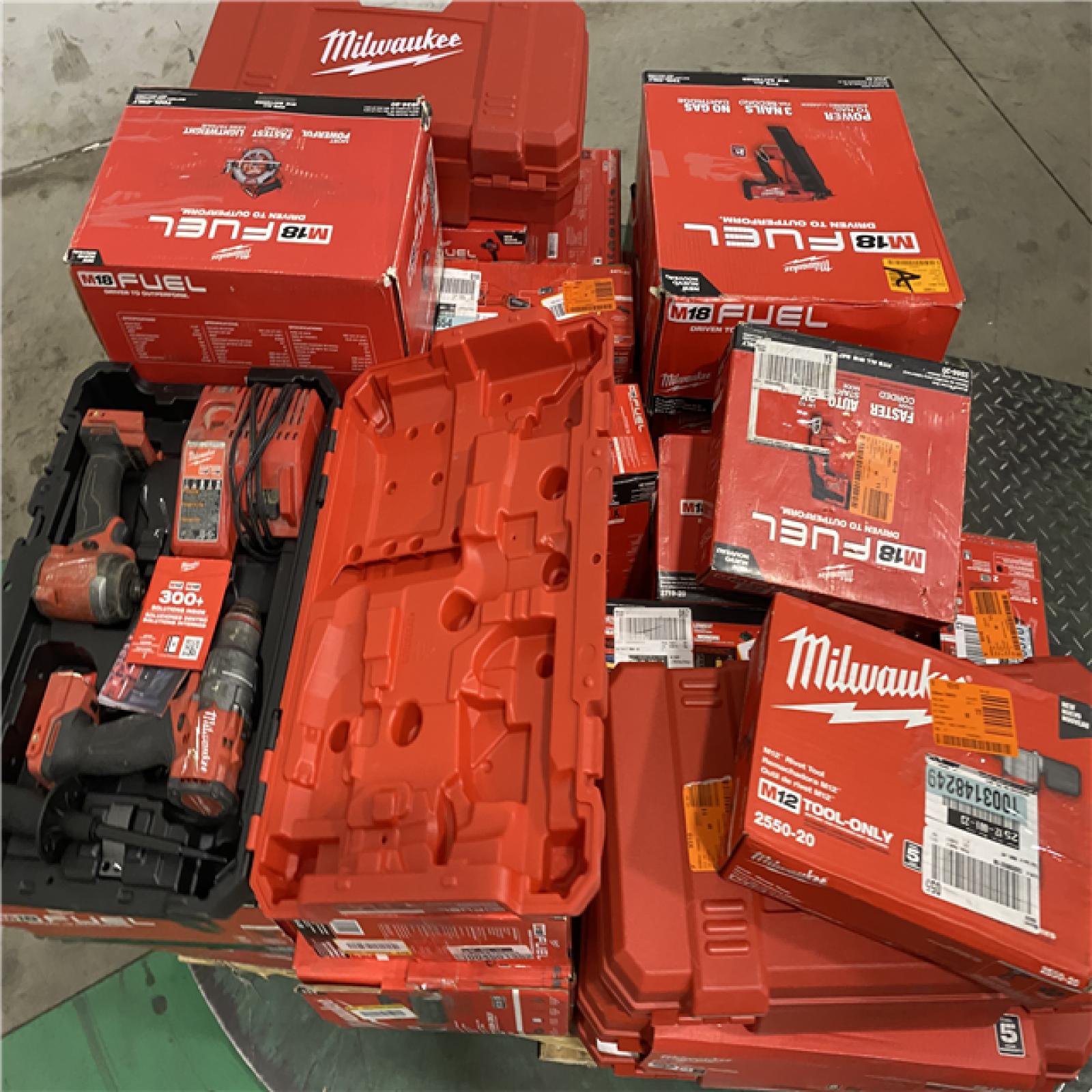 Dallas Location - As-Is MILWAUKEE Tool Pallet