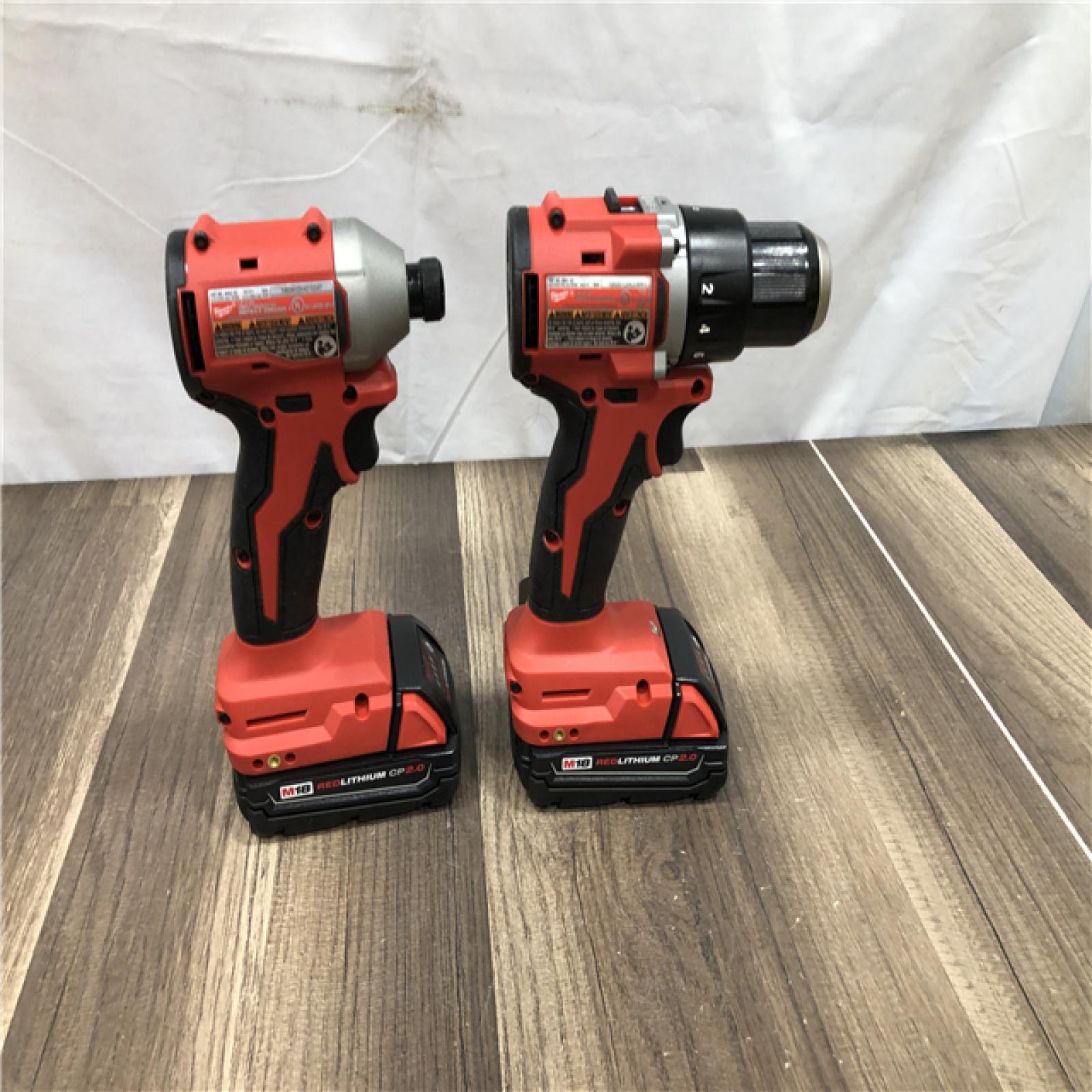 AS-IS Milwaukee 18V Lithium-Ion Brushless Cordless Compact Drill/Impact Combo Kit