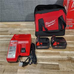 HOUSTON LOCATION - AS-IS Milwaukee M18 Brushed Cordless (2-Tool) Drill/Driver and Impact Driver Kit
