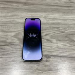 AS-IS Apple iPhone 14 Pro 128GB Deep Purple LTE Cellular MQ0E3LL/A