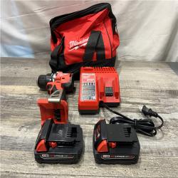 AS-IS Milwaukee 18V Lithium-Ion Brushless Cordless 1/2 in. Compact Drill/Driver Kit