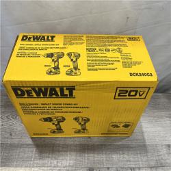 NEW - DEWALT 20V MAX Cordless Drill/Impact 2 Tool Combo Kit
