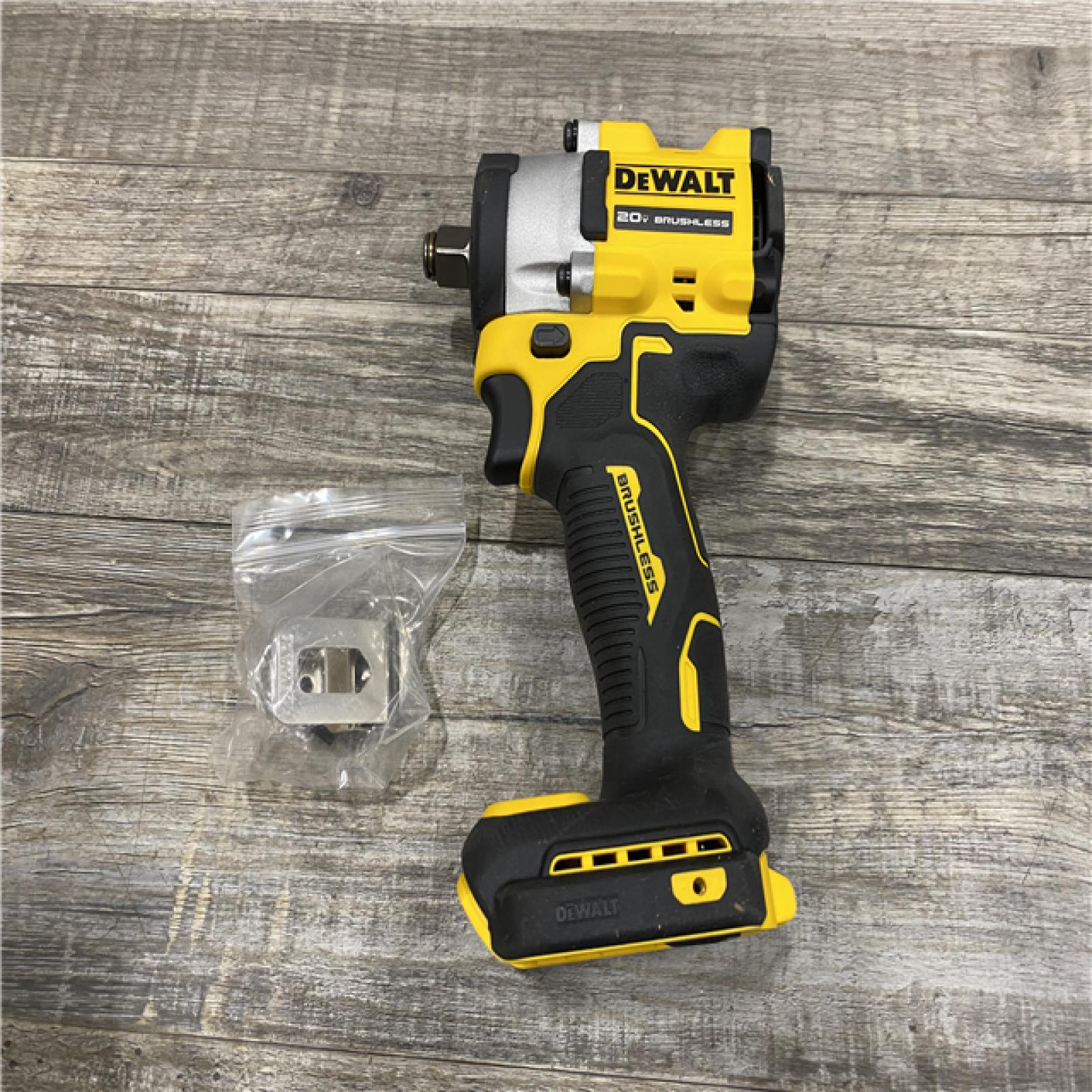 AS-IS DEWALT ATOMIC 20V MAX Cordless Brushless 1/2 in. Variable Speed Impact Wrench (Tool Only)