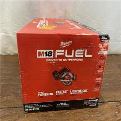 NEW M18 FUEL 18V Lithium-Ion Brushless Cordless 7-1/4 in. Circular Saw Kit with One FORGE 12.0Ah Battery, Charger, Tool Bag