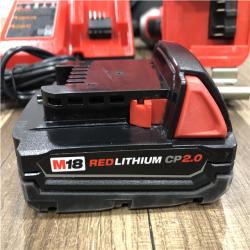 AS-IS Milwaukee 18-Volt Lithium-Ion Compact Brushless Cordless 1/4 in. Impact Driver Kit