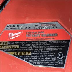 Houston Location AS-IS Milwaukee FUEL 18V Lithium-Ion Brushless Cordless 1-9/16 in. SDS-Max Rotary Hammer (Tool-Only)