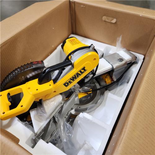 As-Is- DEWALT 12-in Dual Bevel Sliding Compound Miter Saw