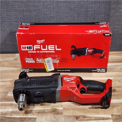 HOUSTON LOCATION - AS-IS Milwaukee FUEL 18V Lithium-Ion Brushless Cordless GEN 2 SUPER HAWG 1/2 in. Right Angle Drill (Tool-Only)
