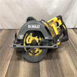 AS-IS DEWALT FLEXVOLT 60V MAX Cordless Brushless 7-1/4 in. Wormdrive Style Circular Saw (Tool Only)
