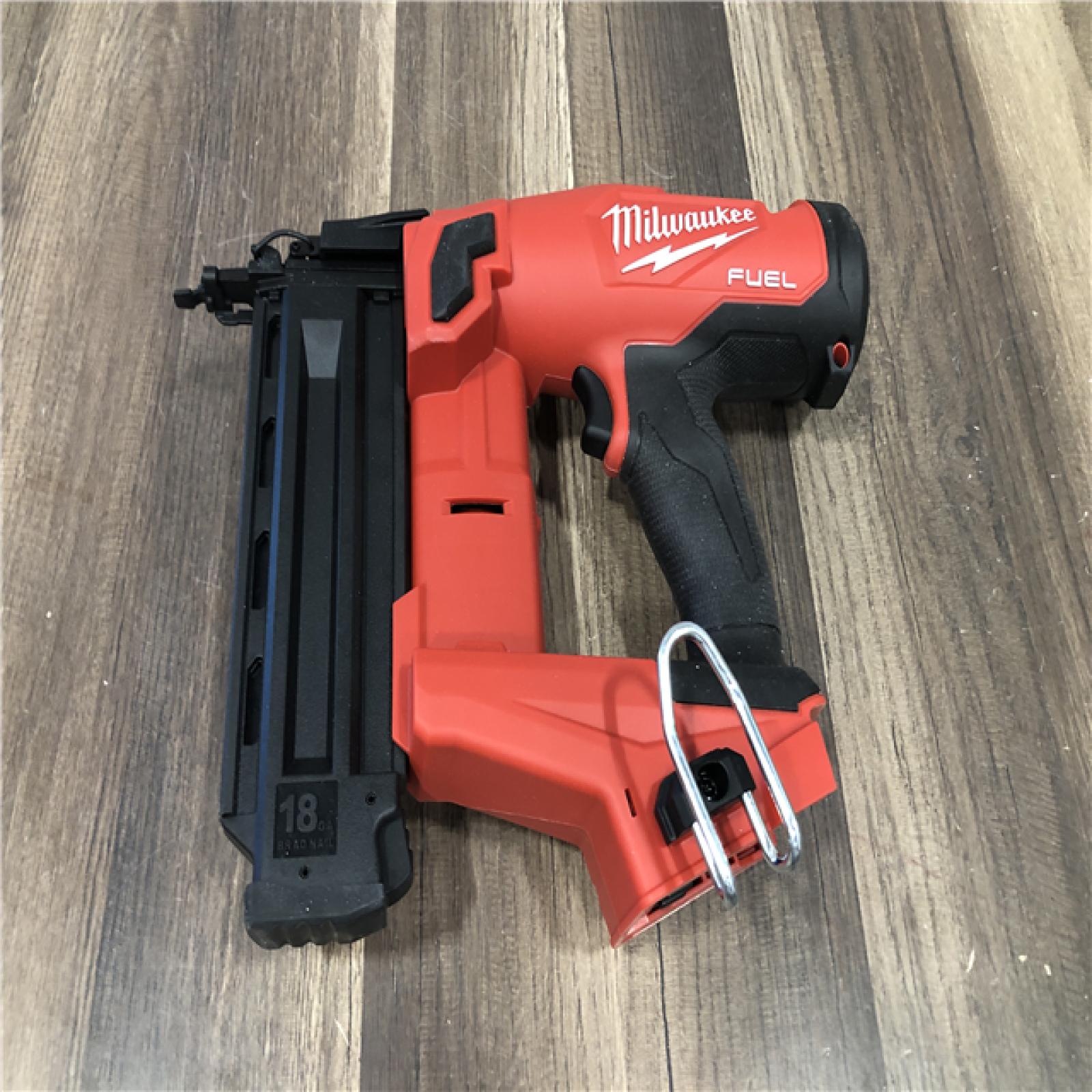 AS-IS Milwaukee FUEL 18-Volt Lithium-Ion Brushless Cordless Gen II 18-Gauge Brad Nailer (Tool-Only)