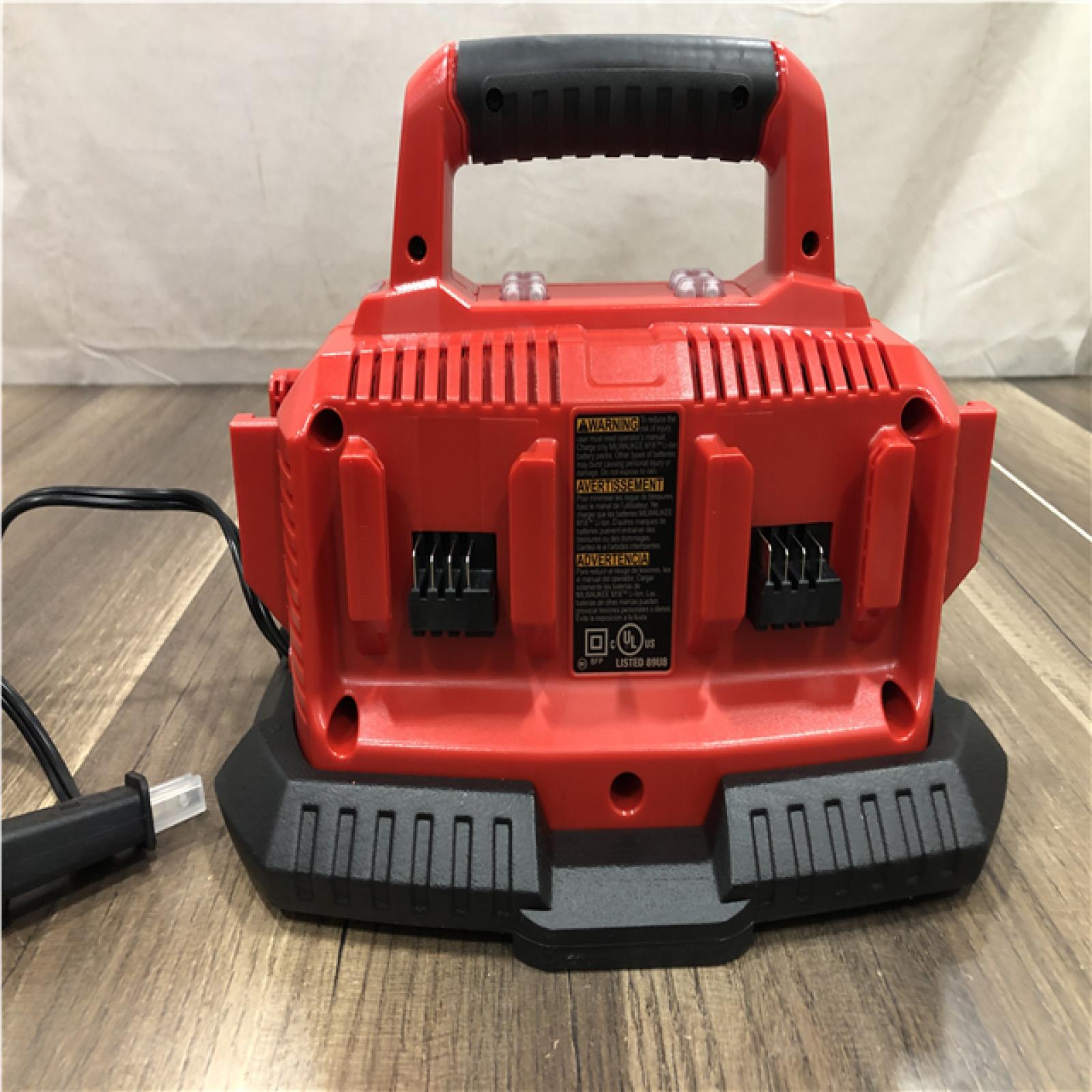 AS-IS Milwaukee M18 18-Volt Lithium-Ion 6-Port Sequential Battery Charger