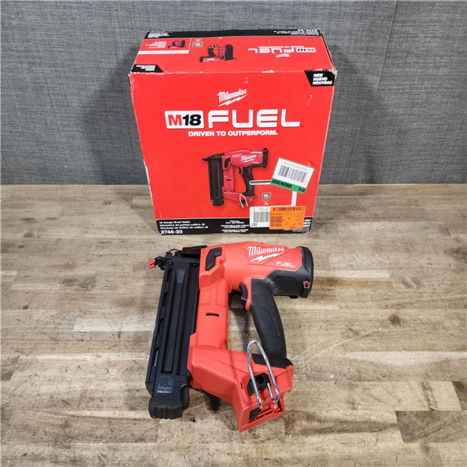 HOUSTON LOCATION - AS-IS (APPEARS LIKE NEW) Milwaukee FUEL 18-Volt Lithium-Ion Brushless Cordless Gen II 18-Gauge Brad Nailer (Tool-Only)
