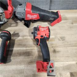 HOUSTON LOCATION - AS-IS MILWAUKEE 3 TOOL COMBO KIT W/ (2) BATTERY & CHARGER