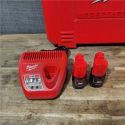 HOUSTON LOCATION - AS-IS MILWAUKEE 12-Volt Lithium-Ion Force Logic Cordless Press Tool Kit