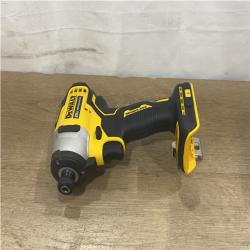 AS-IS DEWALT Atomic 20V Max Lithium-Ion Brushless Cordless Compact 1/4 in. Impact Driver Kit