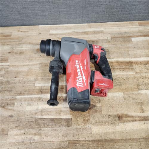 HOUSTON LOCATION - AS - IS Milwaukee FUEL 18V Lithium-Ion Brushless Cordless SDS-Plus 1-1/8 in. Rotary Hammer Drill (Tool-Only)