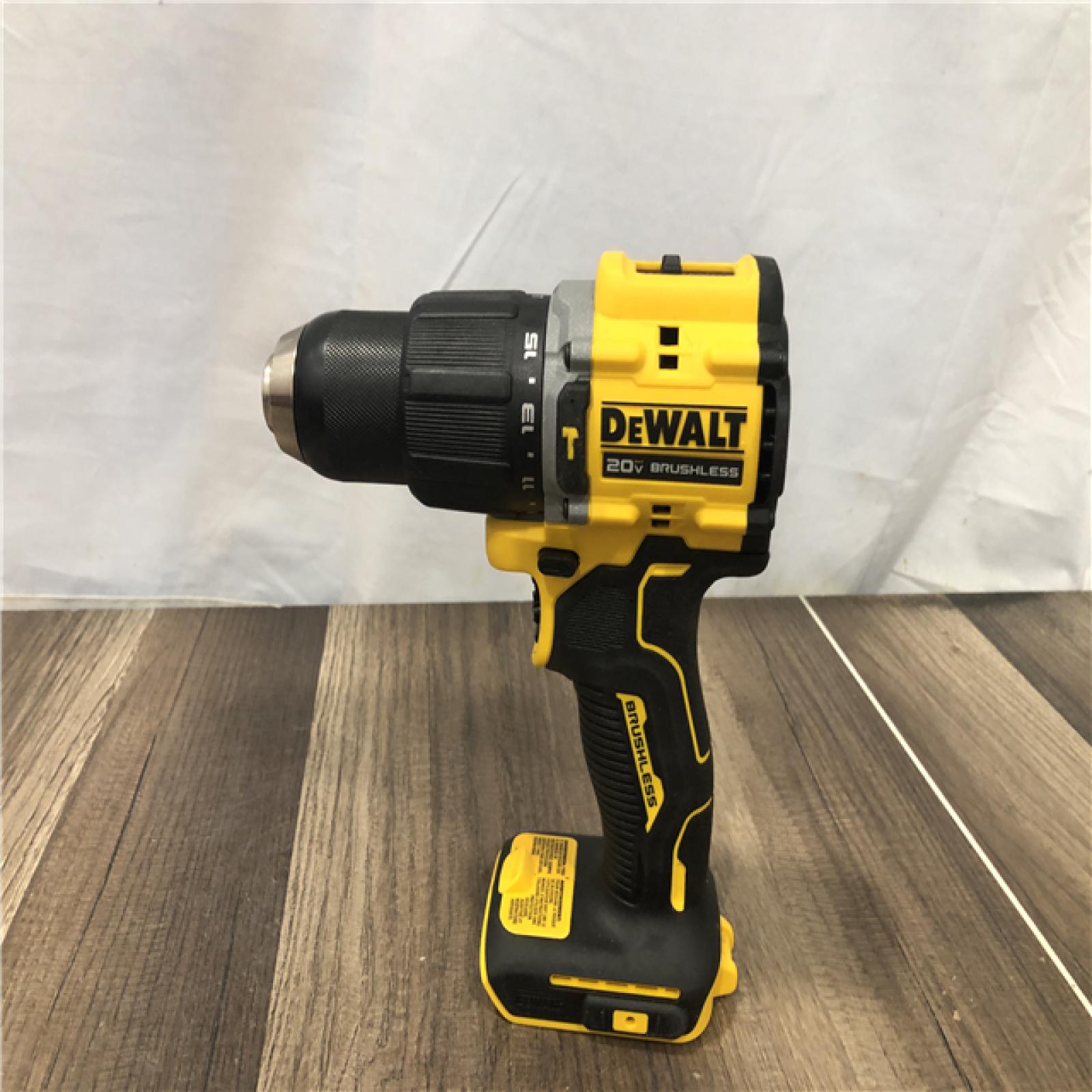AS-IS DEWALT ATOMIC 20-Volt MAX Brushless Cordless 1/2 in. Hammer Drill (Tool-Only)