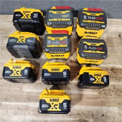 HOUSTON LOCATION - AS - IS DEWALT BATTERY PACK QTY - 10
