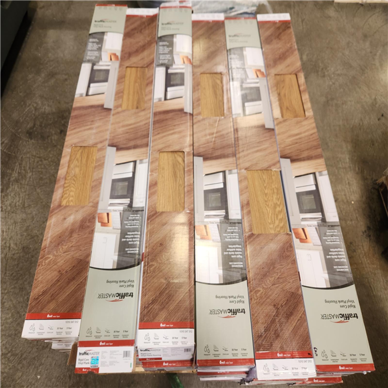 Phoenix NEW TrafficMaster Birchwood Meadows Oak 6 MIL x 6 in. W x 48 in. L Waterproof Click Lock Luxury Vinyl Plank Flooring (1580 sqft/72 case)