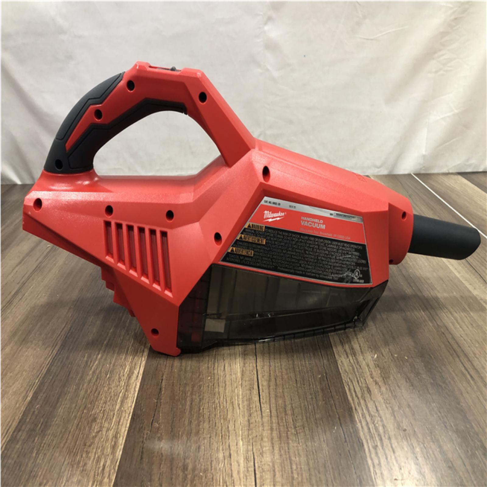AS-IS Milwaukee 18-Volt Lithium-Ion Brushless Bagless Cordless HEPA Handheld Vacuum (Vacuum Only)